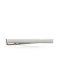 Brushed Metal Slim Tie Clip